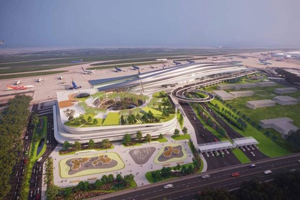 Phối cảnh nhà ga T3, sân bay Tân Sơn Nhất, TP.HCM